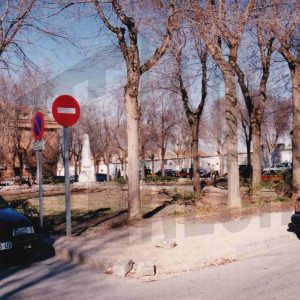Plaza junto al Hospital de San Carlos de Aranjuez en la Calle Rey