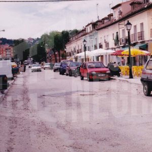 Obras en la Calle Foso de Aranjuez entre las calles Infantas y Príncipe