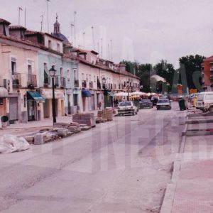 Obras en la Calle Foso de Aranjuez entre las calles Infantas y Príncipe