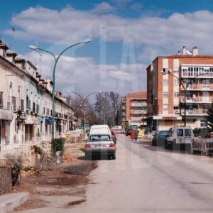 Obras en la Calle Foso de Aranjuez entre las calles Infantas y Príncipe
