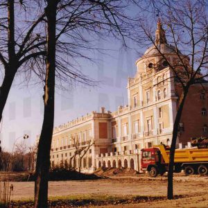 Obras en la Avenida de Palacio y la Plaza de Parejas en Aranjuez