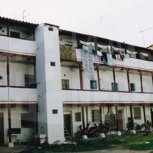 Corredores y patio de la corrala de la Casa Grande en Aranjuez