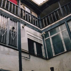 Corredores de una corrala en la Calle Infantas de Aranjuez