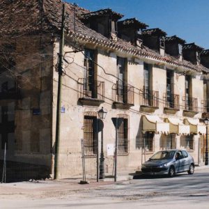 Edificio ya desaparecido en la esquina de las calles Infantas y Montesinos de Aranjuez