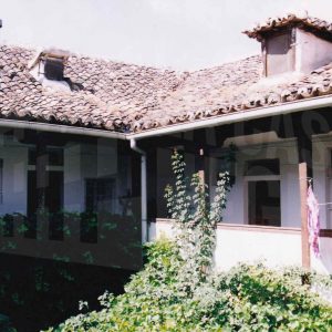 Corredor y patio de una corrala en la Calle Capitán de Aranjuez