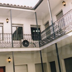 Corredor de una corrala en la Calle Capitán de Aranjuez