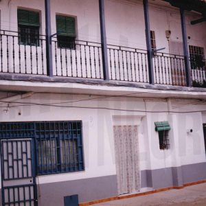 Corredores y patio en una corrala en la Calle Stuart en Aranjuez