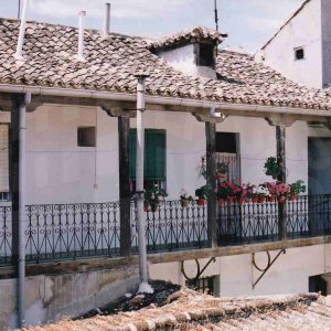 Corredores de una corrala en la Calle San Pascual de Aranjuez