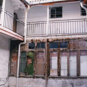 Corredores en una corrala ya desaparecida en la Calle del Real de Aranjuez