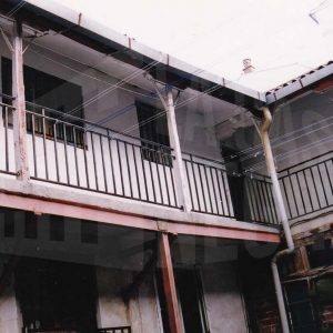 Corredores en una corrala ya desaparecida en la Calle del Real de Aranjuez