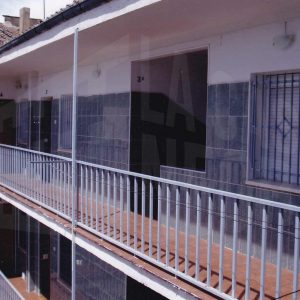 Corredores en una corrala en la Calle del Real de Aranjuez