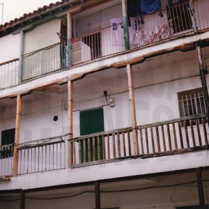 Corredores en una corrala de la Calle Florida de Aranjuez