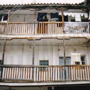Corredores en una corrala de la Calle Florida de Aranjuez