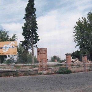 La Glorieta de las Doce Calles de Aranjuez en obras