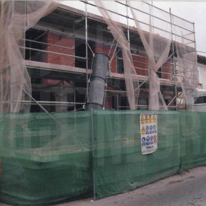 Construcción de un nuevo edificio en el solar de la antigua sede de la Cruz Roja en la calle Capitán en Aranjuez