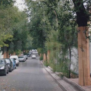 Obras de urbanización en la calle Montesinos de Aranjuez