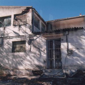 Edificio abandonado en la carretera de Toledo en Aranjuez