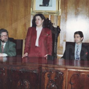 Presidencia del acto institucional en el Ayto. de Aranjuez con motivo del Día Internacional de la Mujer