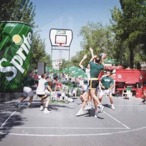 Torneo de Baloncesto 3×3 en la Calle del Príncipe, en Aranjuez