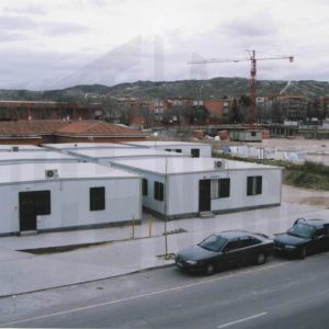 Aulas provisionales del IES Alpajés, en Aranjuez