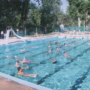 Cursillo de Natación de la Comunidad de Castilla-La Mancha en las instalaciones de la Real Sociedad Hípica de Aranjuez