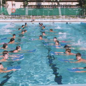 Cursillo de Natación de la Comunidad de Castilla-La Mancha en las instalaciones de la Real Sociedad Hípica de Aranjuez