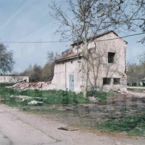 Derrumbe de transformador eléctrico junto al Palacio Real, en Aranjuez