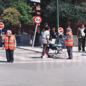 Campaña de seguridad vial con mayores en Aranjuez