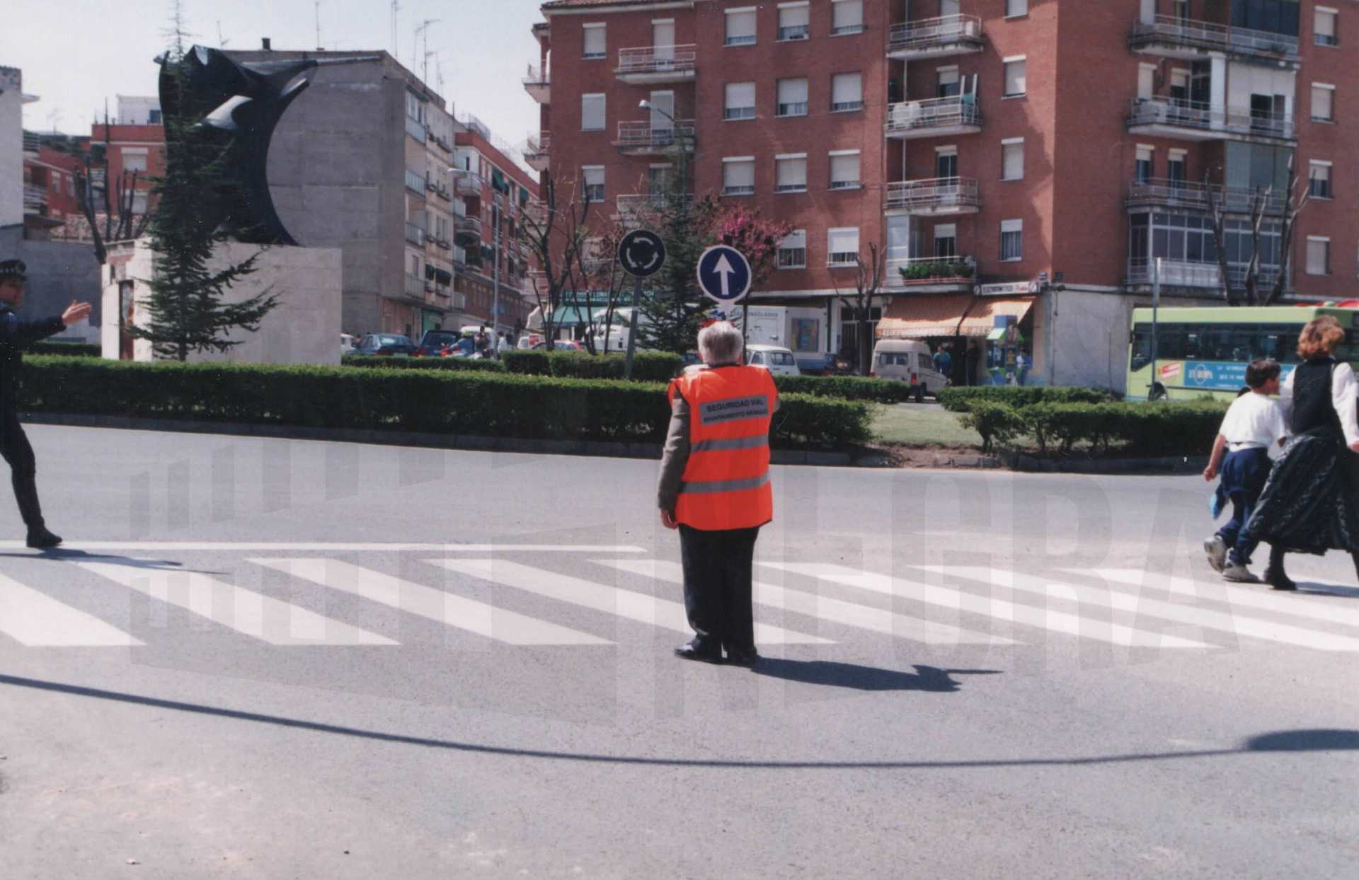 Campaña de seguridad vial con mayores en Aranjuez