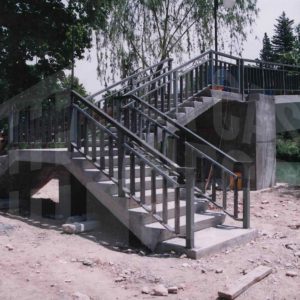 Obras de construcción del nuevo puente de El Castillo, en Aranjuez