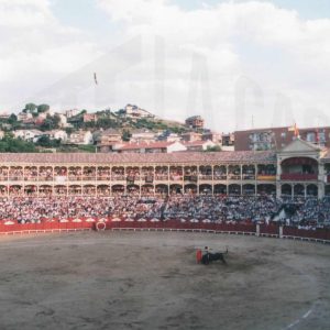 Vista general de la Plaza de Toros de Aranjuez durante la corrida del 30 de mayo