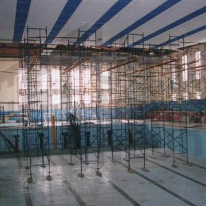 Obras de canalización del servicio de Gas Natural en Aranjuez