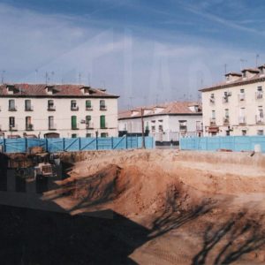 Solar tras el derribo del edificio de ‘La Casa Negra’, en Aranjuez