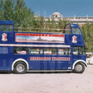 Transportes turísticos en la Plaza de Parejas de Aranjuez