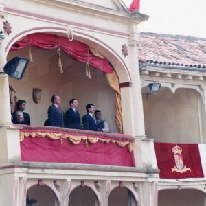 Presidencia de la corrida de toros con motivo del bicentenario de la Plaza de Toros de Aranjuez