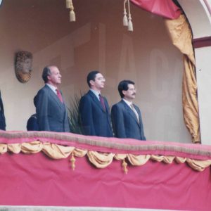 Presidencia de la corrida de toros con motivo del bicentenario de la Plaza de Toros de Aranjuez