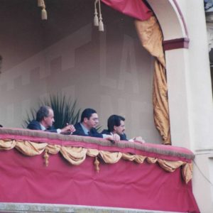 Presidencia de la corrida de toros con motivo del bicentenario de la Plaza de Toros de Aranjuez