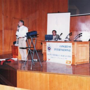 Primera jornada del I Congreso Internacional de Columna Vertebral y Medio Acuático en el Centro Cultural Isabel de Farnesio en Aranjuez