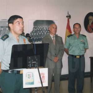 Intervención del Director de la Academia de Oficiales  en la inauguración de la Exposición itinerante de la Guardia Civil en Aranjuez