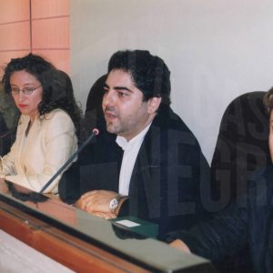 Intervención de Dionisio de Haro, concejal de IU, en el acto de constitución de la nueva Corporación Municipal tras las elecciones de mayo de 2003 en Aranjuez