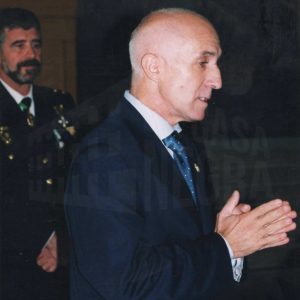 Intervención del Alcalde de Aranjuez, Jesús Dionisio, durante los actos de la Fiesta de la Policía Nacional y celebración de sus 25 años en Aranjuez