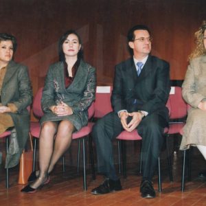 Varios concejales durante el Pleno Extraordinario por el  25 aniversario de la Constitución en Aranjuez