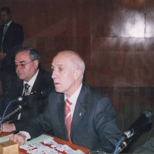 Intervención del Alcalde de Aranjuez, Jesús Dionisio, durante el acto de celebración del 25 aniversario de la Constitución en Aranjuez