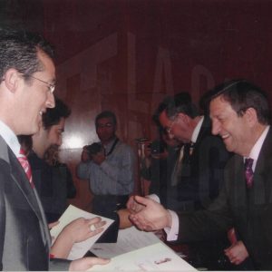 Entrega de diplomas y medallas a los miembros de las distintas Corporaciones Municipales de Aranjuez desde 1979