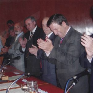 Entrega de diplomas y medallas a los miembros de las distintas Corporaciones Municipales de Aranjuez desde 1979