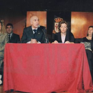 Público durante el acto de celebración del 25 aniversario de la Constitución en Aranjuez