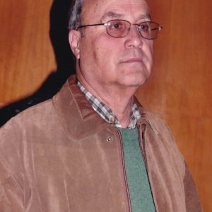 Retrato de Antonio Calvo López, profesor jubilado del Colegio Apóstol Santiago de Aranjuez