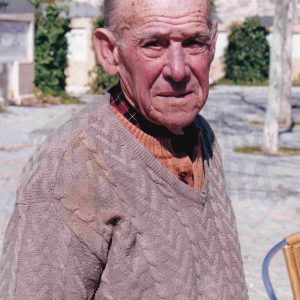 Retrato de Rafael Garrote Gallardo, agricultor jubilado de Aranjuez