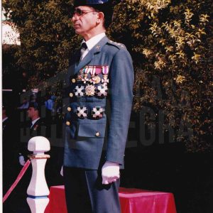 El Coronel Director de la Academia de Oficiales de la Guardia Civil, Juán José Gómez Bodero, en la Fiesta de la patrona de la Guardia Civil en Aranjuez