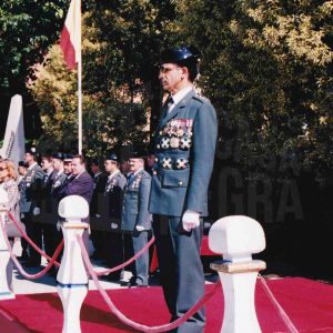El Coronel Director de la Academia de Oficiales de la Guardia Civil, Juán José Gómez Bodero, en la Fiesta de la patrona de la Guardia Civil en Aranjuez